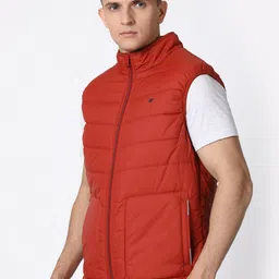 t-base Men Rust Lightweight Puffer Jacket image 5