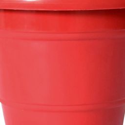 Kuber Industries Pack of 4 Red 2 Layered Plastic Planters image 4