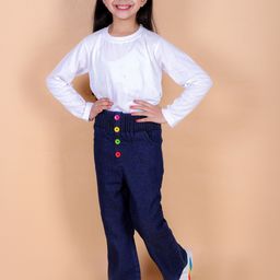Superminis Girls Comfort Embellished Stretchable Jeans-image-98