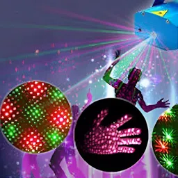 SPARK WORLD Blue & Red Projector Lazer Light image 3