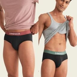 damensch Pack of 2 Solid Men Brief-picture-22
