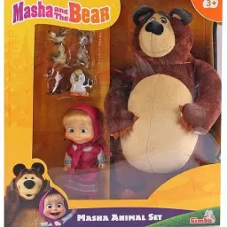 Masha And The Bear Masha`S Animal Set - 12 mm-8