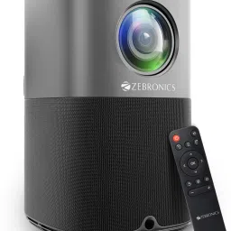 ZEBRONICS ZEB-PIXAPLAY 18 (7200 lm / Remote Controller) Portable with Dolby Audio, E-focus, 1080p, Dual band WiFi, Wireless screen mirroring, Bluetooth 5.1, App download Android Smart Projector-62