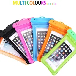 Pouch for Rain proof Mobile Pouch Touch Sensitive Water Pouch Upto 6.7 Mobiles Phone-image-80