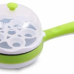 Kitchen 2 in 1 Electric Egg Frying Pan with Egg Boiler Machine Measuring Cup with Handle Egg Cooker Electric Egg Frying Pan Egg Cooker-picture-13