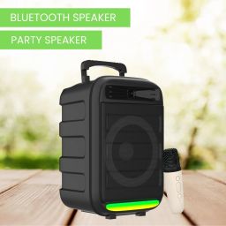 GUGGU Monster (BLUETOOTH TROLLEY SPEAKER) High Bass Sound Quality With Karaoke MicY71 35 W Bluetooth Party Speaker-image-91