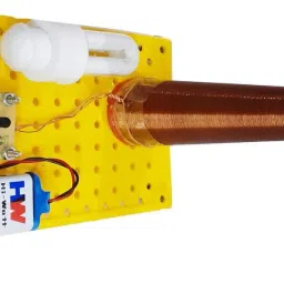 melody's Tesla Coil Working Model with CFL Light Physics Project for Student Alternative Energy Electronic Hobby Kit image 2