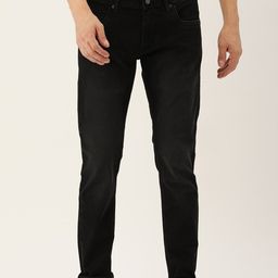 peter england Men Skinny Mid Rise Dark Blue Jeans-picture-18