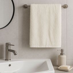 GAB Off White Cotton 500 GSM Bath Towel-image-45