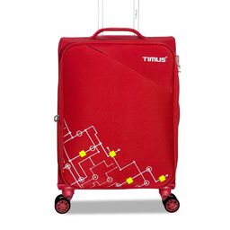 Timus Printed Flash Plus Soft-Sided Cabin Trolley Bag-19