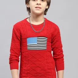 Monte Carlo Boys Round Neck Cotton Pullover-picture-20