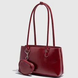 DressBerry Textured PU Swagger Tote Bag-31