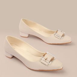 Lavie Block Sandals with Buckles-40