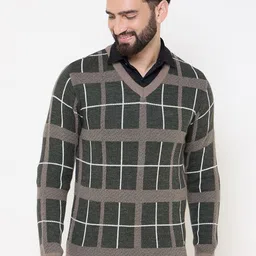 Duke Men Checked Pullover-picture-24