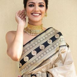 Visit Wear Woven Design Zari Pure Silk Banarasi Saree-37