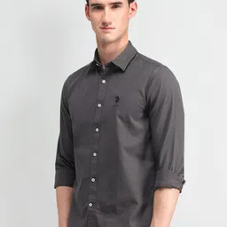U.S. Polo Assn. Denim Co. Men Manhattan Slim Fit Opaque Casual Shirt-image-55
