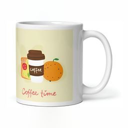 Mr UVD White & Beige Printed Ceramic Glossy Mugs Set of Cups and Mugs-image-54