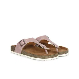 Lavie Women Open Toe T-Strap Flats with Buckles image 5