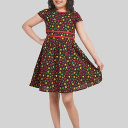 BEING NAUGHTY Floral Print A-Line Dress-picture-7