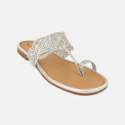 Rubeezz Women Party One Toe Flats-picture-30