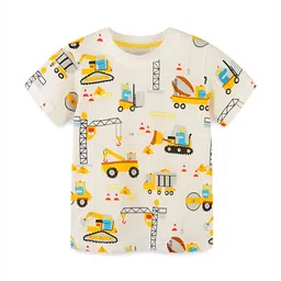 LULU & SKY Boys Printed Applique T-shirt-picture-1