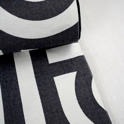 Ratan Cart Charcoal Printed Table Runner image 3