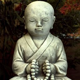 Inephos Beige & Green Buddha Religious Canvas Wall Art-image-34