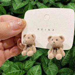 AKISON JEWELS Teddy Studs Earrings-picture-33