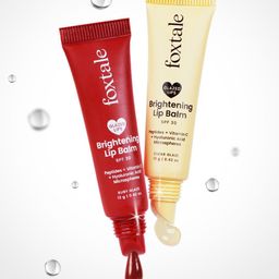 FoxTale Set Of 2 Glazed Lips Brightening Lip Balm - 12 g Each - Clear Glaze, Ruby Glaze-55