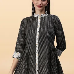 Anouk Rustic Printed Pleated Kurti-image-28