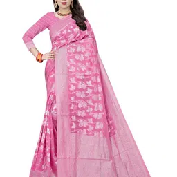 Moda Rapido Woven Design Zari Pure Cotton Saree-38