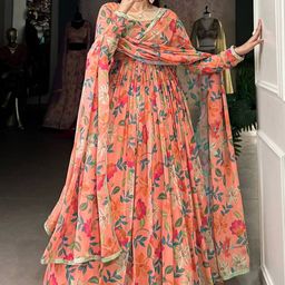 NIZA FASHION Women Floral Embroidered Regular Kurta Set-picture-50
