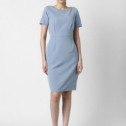 Van Heusen Woman Boat Neck Formal Slit Sheath Dress-picture-27