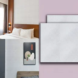 Lukzer 2-Pcs White Self-Adhesive Wall Panels-11