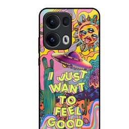 QRIOH Space Trip Printed Oppo Reno13 Pro 5G Glass Back Case Mobile Accessories-image-90