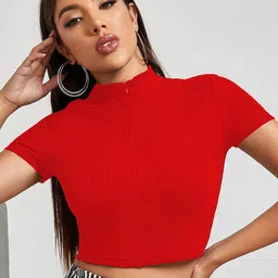 classy fashion Cotton Crop Top-image-98