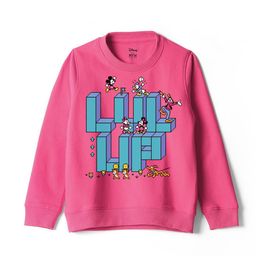 Wear Your Mind Girls Graphic Printed Round Neck Sweatshirt-picture-11