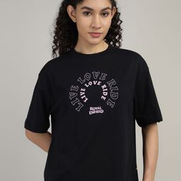 Royal Enfield Women Sports Pockets T-shirt-image-76