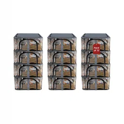 Aura Grey Set of 6 Regular Drawer Organiser Organisers-32