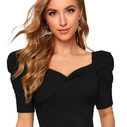 unianta Women Sweetheart Neck Wrap Top-picture-16