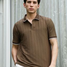 Campus Sutra Polo Collar Regular Fit T-shirt-image-85