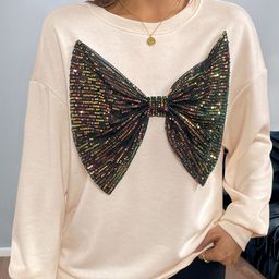 StyleCast x Revolte Women Round Neck Applique Sweatshirt-picture-48
