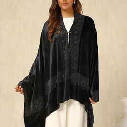 Soch Women Velvet Shawl-43