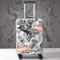 NOVEX Printed Hard-Sided Water-Resistant Cabin Trolley Bag-4