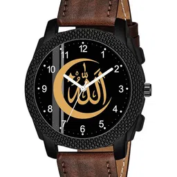 Gopal Shopcart Unisex Printed Dial Analogue Watch C1004BLK Islamic NUM01 Maroon L-image-79