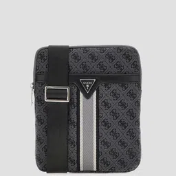 GUESS Men Milano Compact Brand Logo Printed Crossbody Sling Bag-image-8