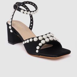 KLEXIO Women Embellished Block Sandals-picture-18