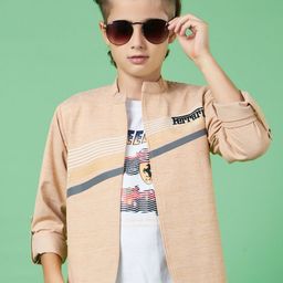 MashUp Boys Opaque Printed Casual Shirt-image-105