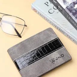 JND Men Colourblocked PU Two Fold Wallet-17