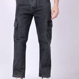 ZAYSH Men Regular Fit Mid-Rise Light Fade Jeans-picture-11